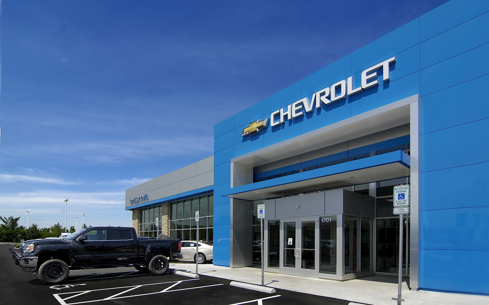 Chesrown Chevrolet Buick GMC auto dealership construction finished picture 20
