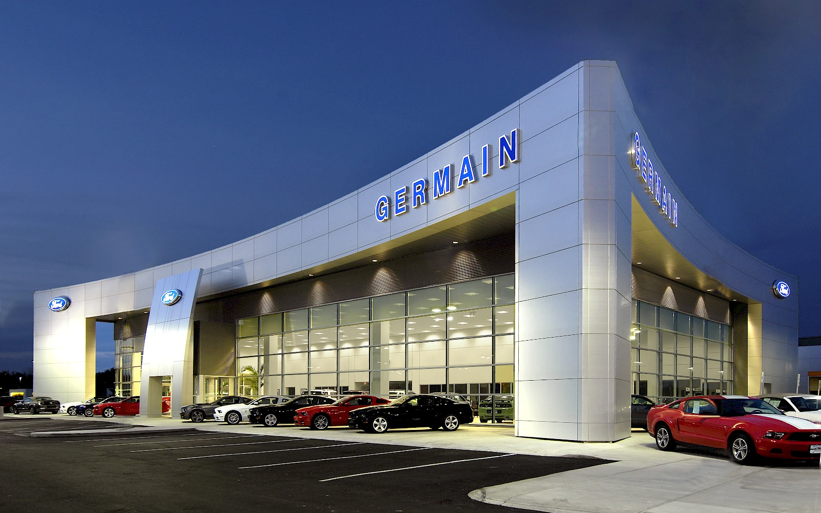 Germain Ford auto dealership construction finished picture 25