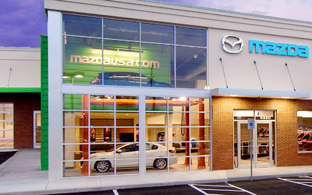 Germain Mazda auto dealership construction finished picture 1