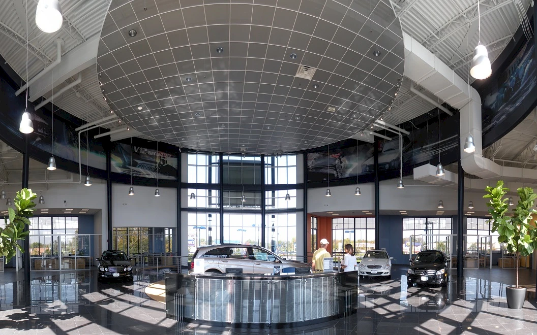 Germain Mercedes auto dealership construction finished picture 5