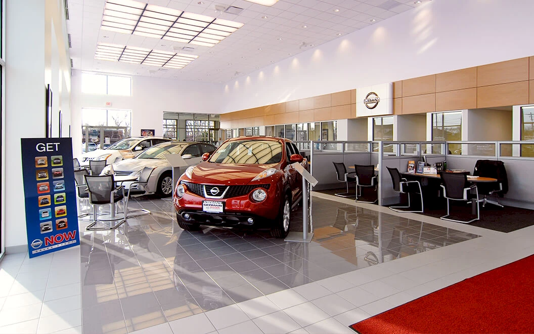 Germain Nissan auto dealership construction finished picture 3