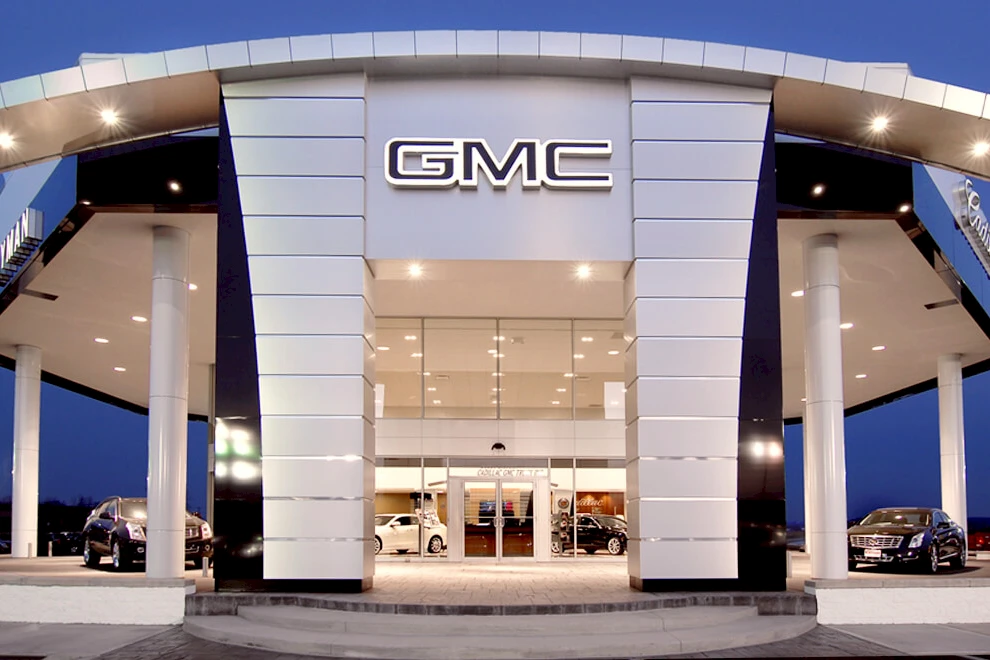 Layman Cadillac GMC auto dealership construction finished picture 1