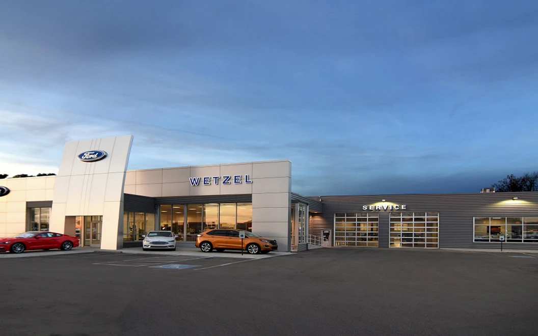 Wetzel Ford auto dealership construction finished picture 3