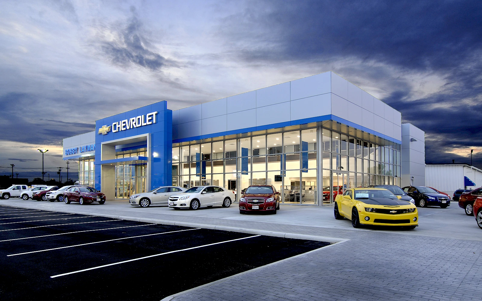 Bobby Layman Chevrolet auto dealership construction finished picture 2