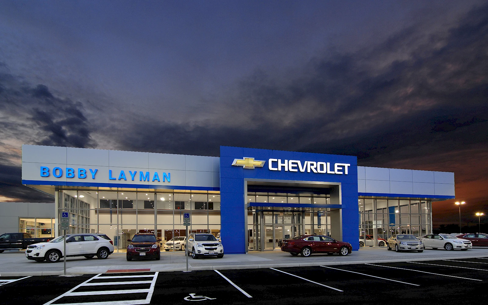 Bobby Layman Chevrolet auto dealership construction finished picture 14