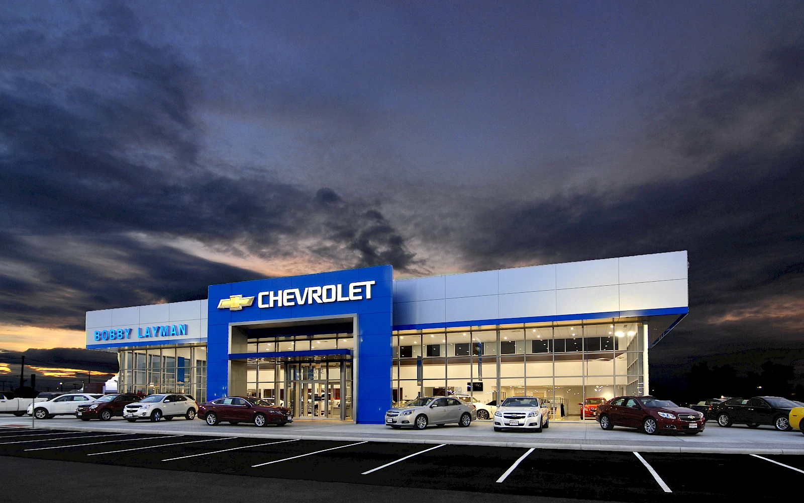 Bobby Layman Chevrolet auto dealership construction finished picture 15