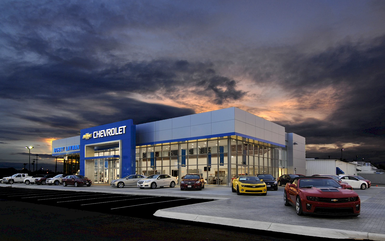 Bobby Layman Chevrolet auto dealership construction finished picture 16