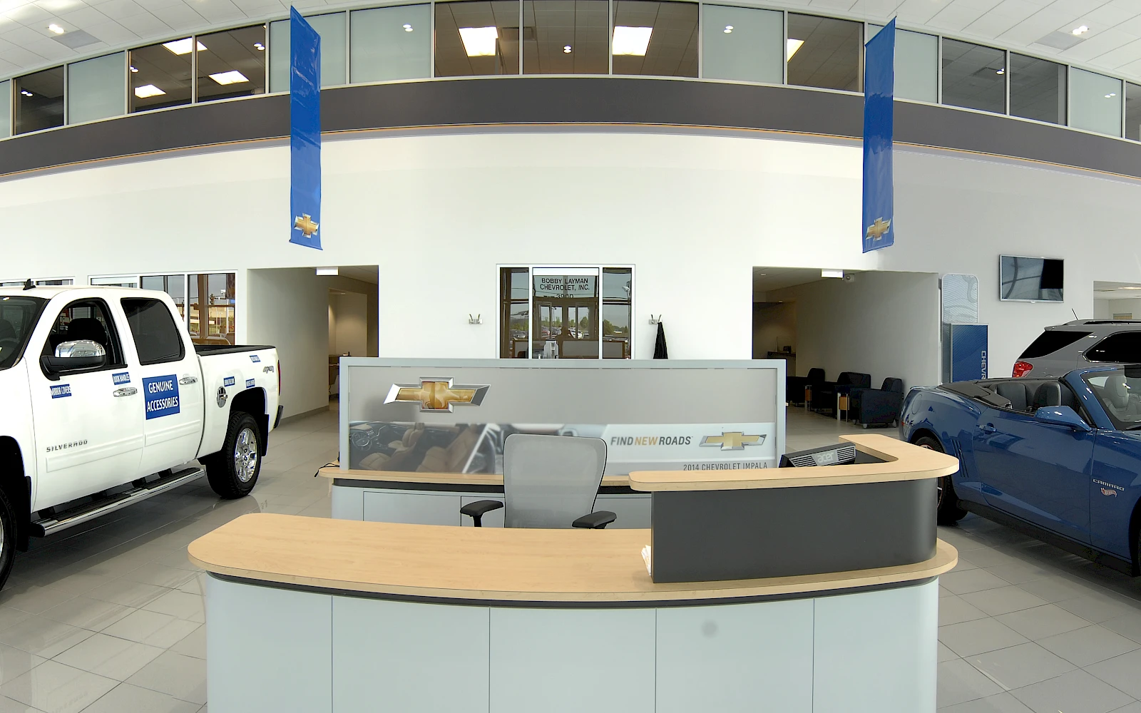 Bobby Layman Chevrolet auto dealership construction finished picture 17