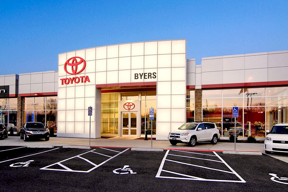Byers Toyota auto dealership construction finished picture 1