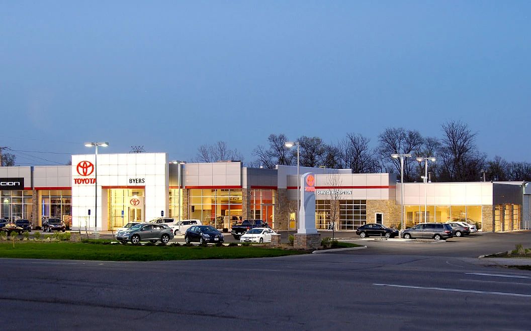 Byers Toyota auto dealership construction finished picture 2
