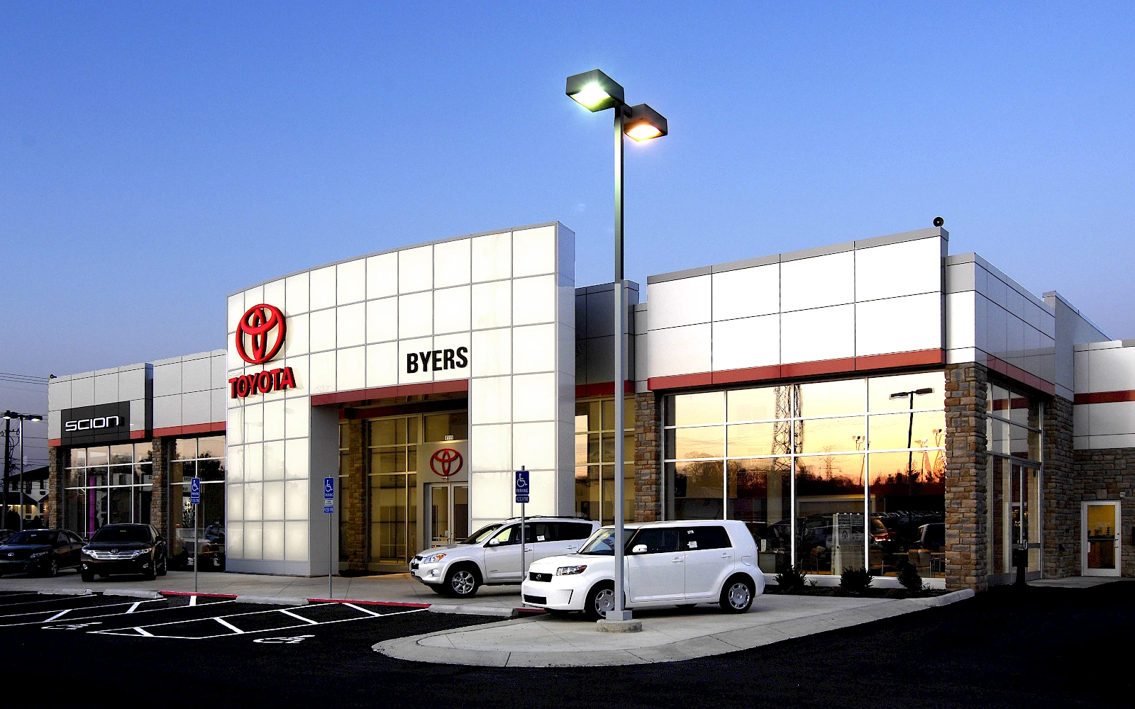 Byers Toyota auto dealership construction finished picture 10