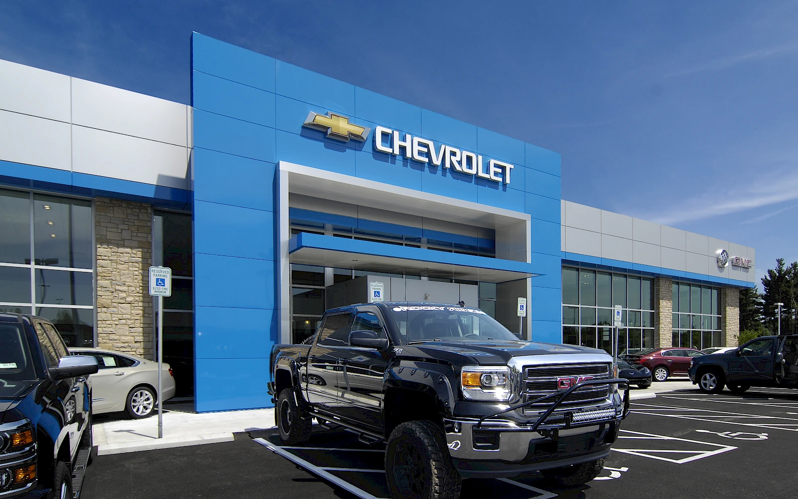 Chesrown Chevrolet Buick GMC auto dealership construction finished picture 4