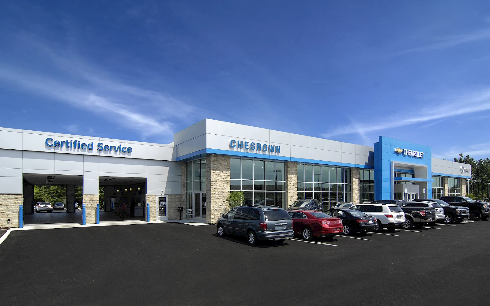 Chesrown Chevrolet Buick GMC auto dealership construction finished picture 21