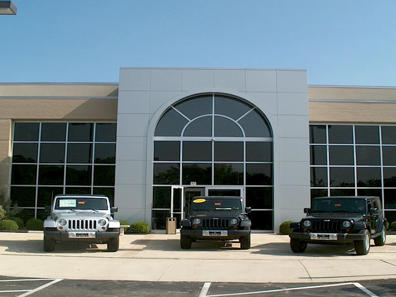Crown Chrysler Jeep Dodge auto dealership construction finished picture