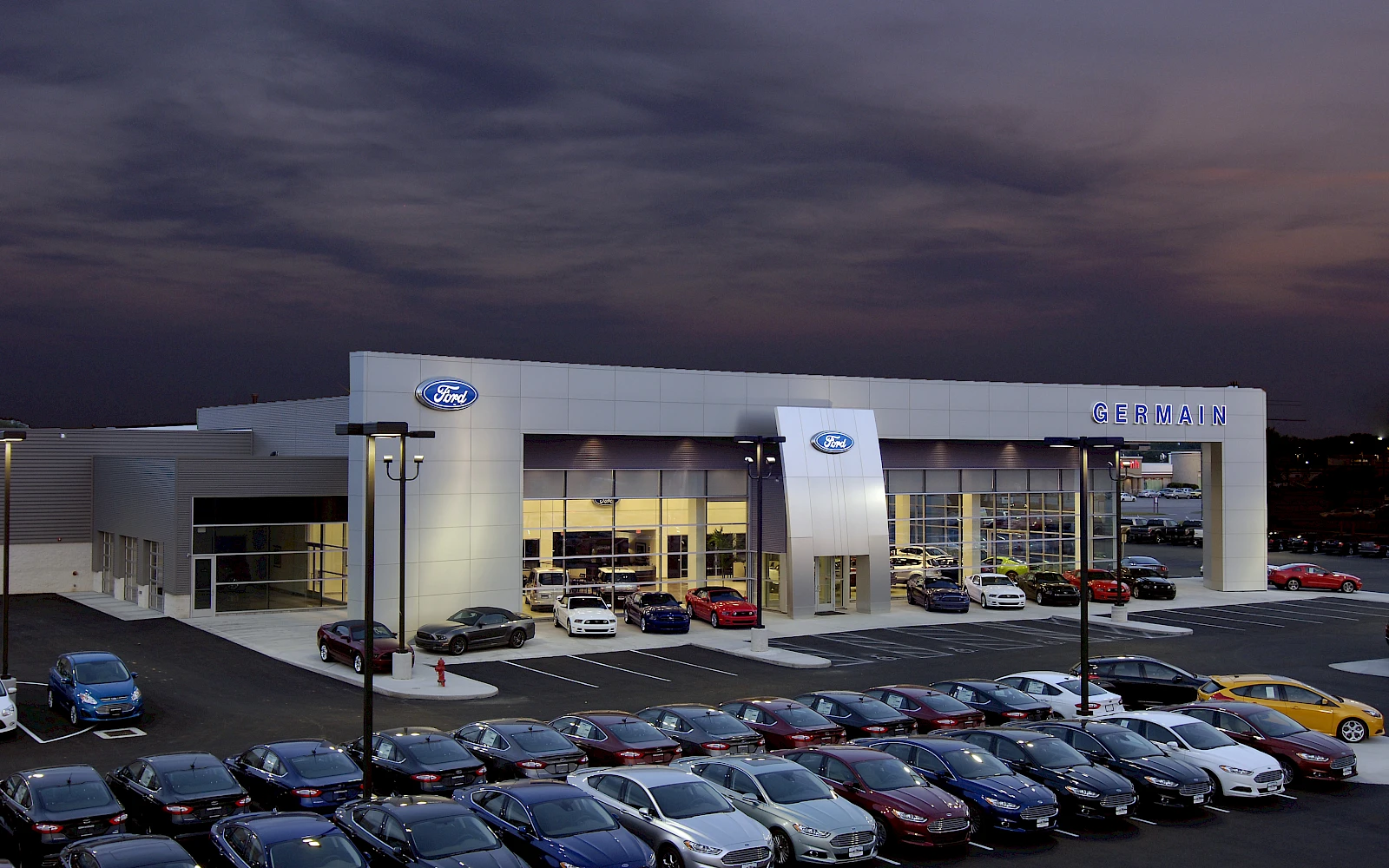 Germain Ford auto dealership construction finished picture 16
