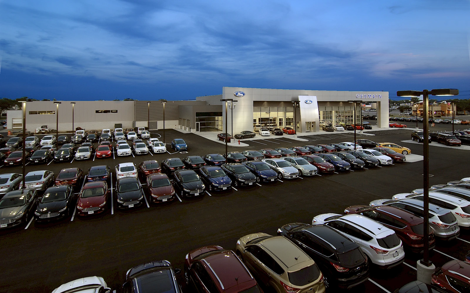 Germain Ford auto dealership construction finished picture 20
