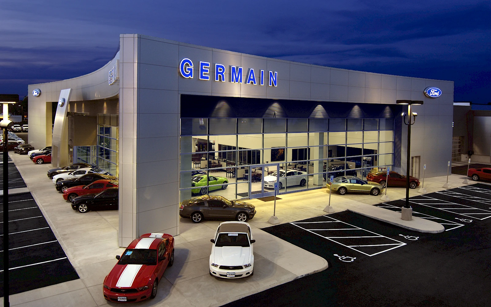 Germain Ford auto dealership construction finished picture 21