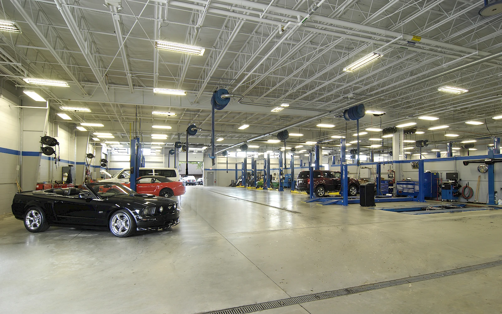 Germain Ford auto dealership construction finished picture 24