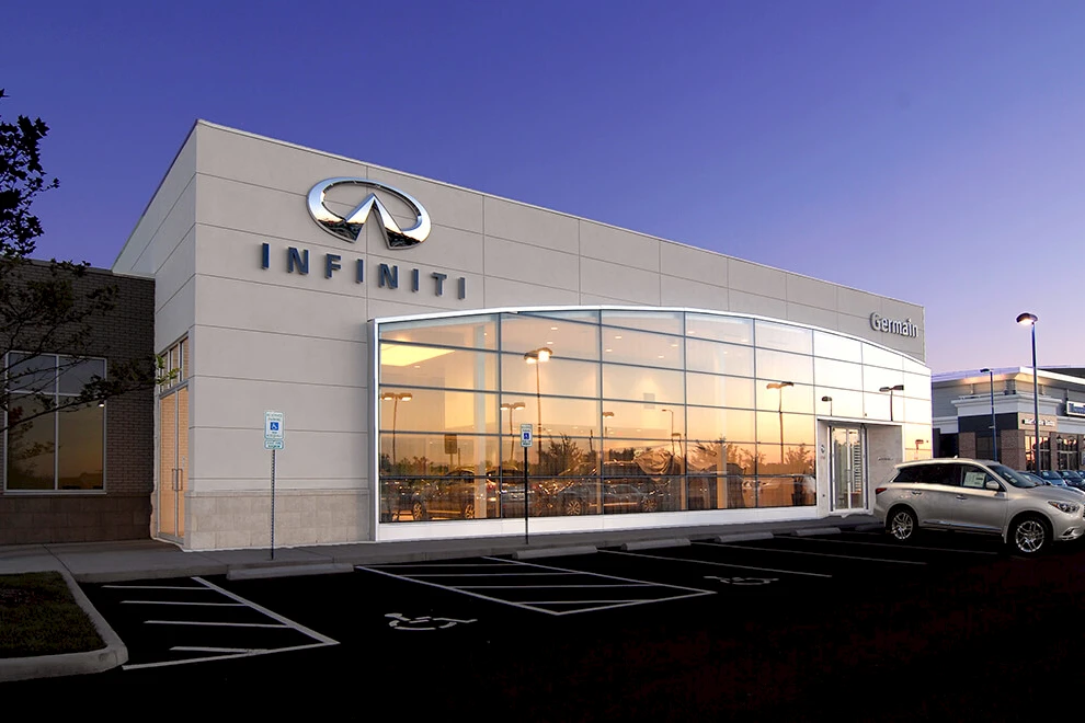 Germain Infiniti of Easton auto dealership construction finished picture 1