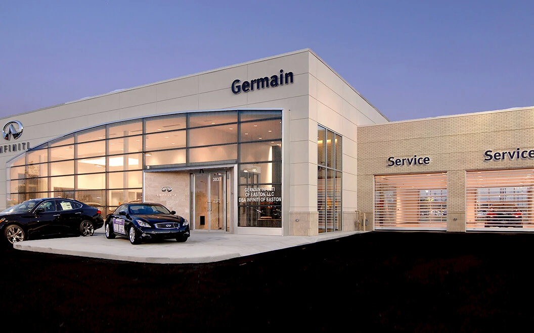 Germain Infiniti of Easton auto dealership construction finished picture 7