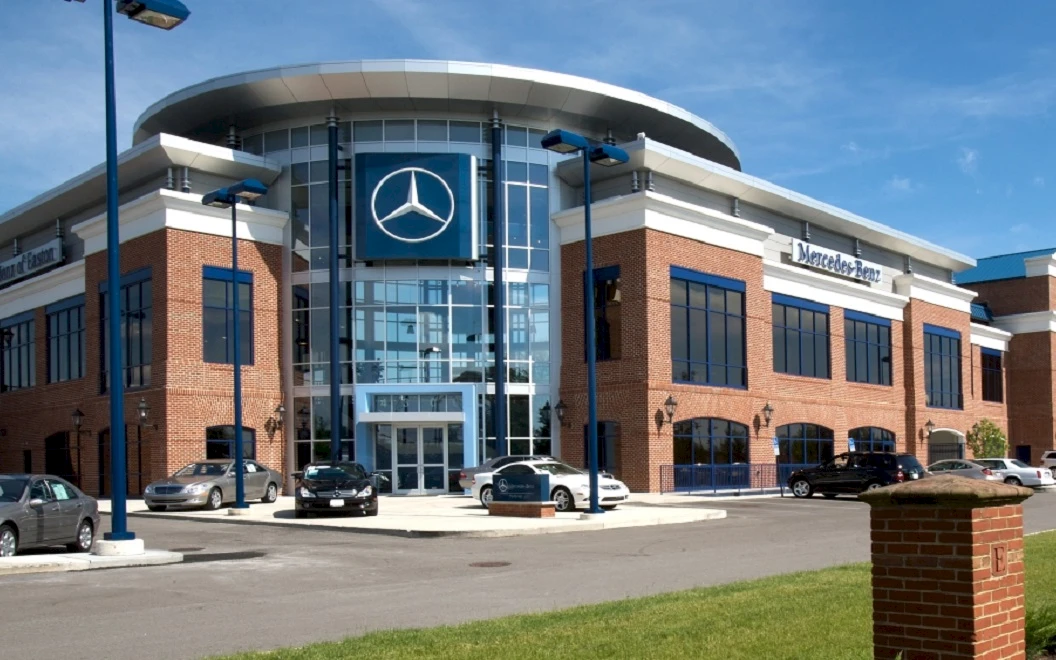 Germain Mercedes auto dealership construction finished picture 4