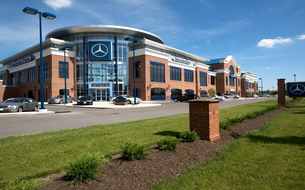 Germain Mercedes auto dealership construction finished picture 3