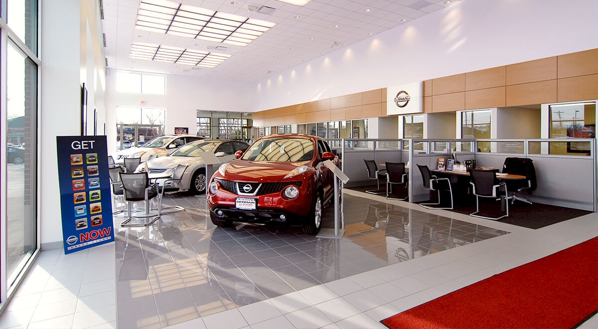 Germain Nissan auto dealership construction finished picture 3