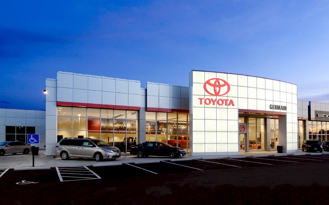 Germain Toyota of Columbus auto dealership construction finished picture 2