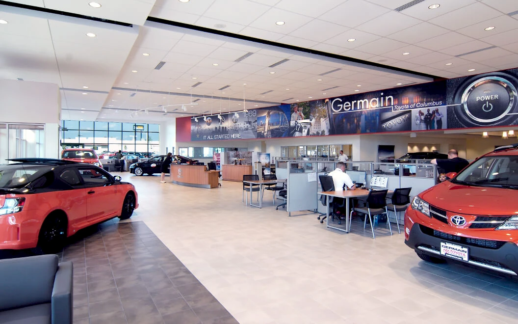 Germain Toyota of Columbus auto dealership construction finished picture 8
