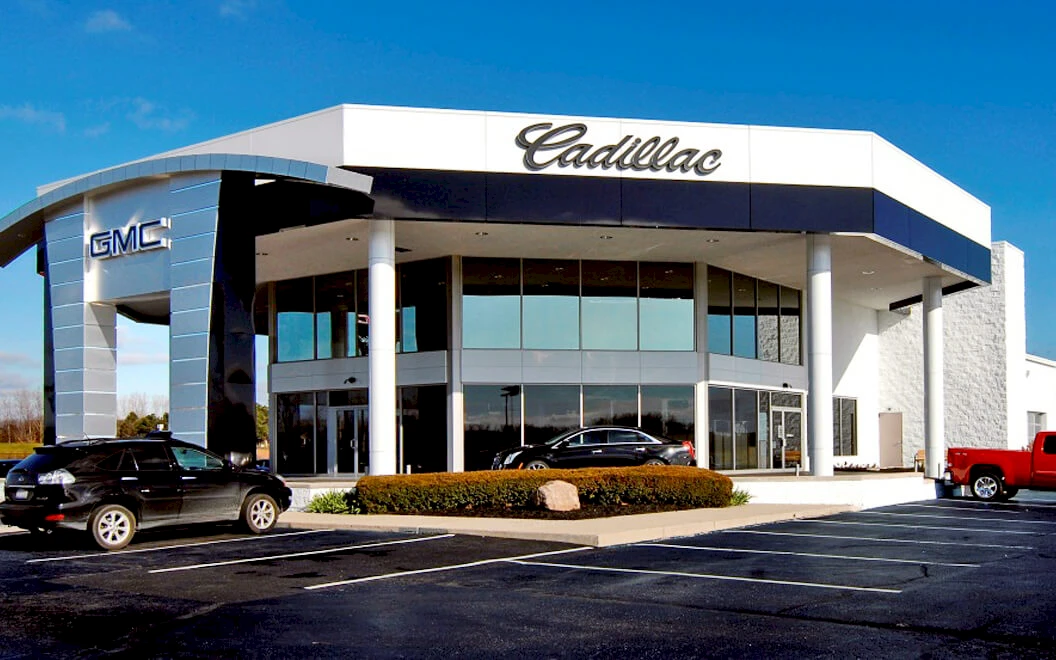 Layman Cadillac GMC auto dealership construction finished picture 3