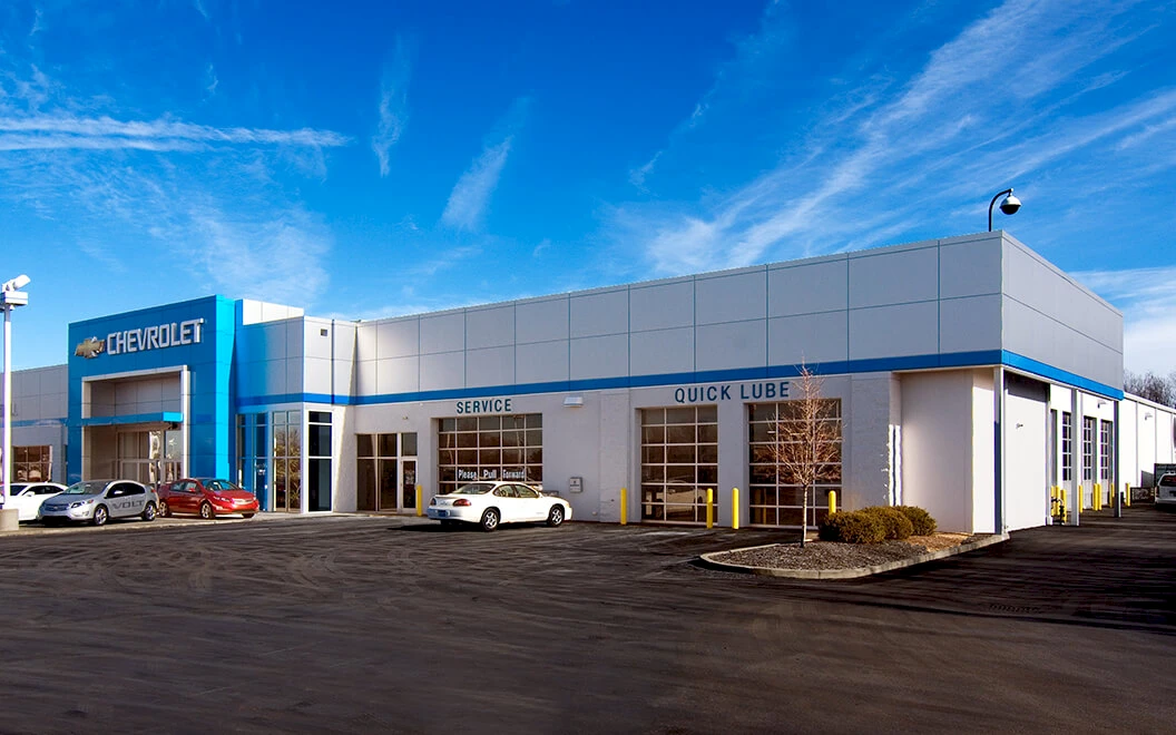 Tom Gill Chevrolet auto dealership construction finished picture 2