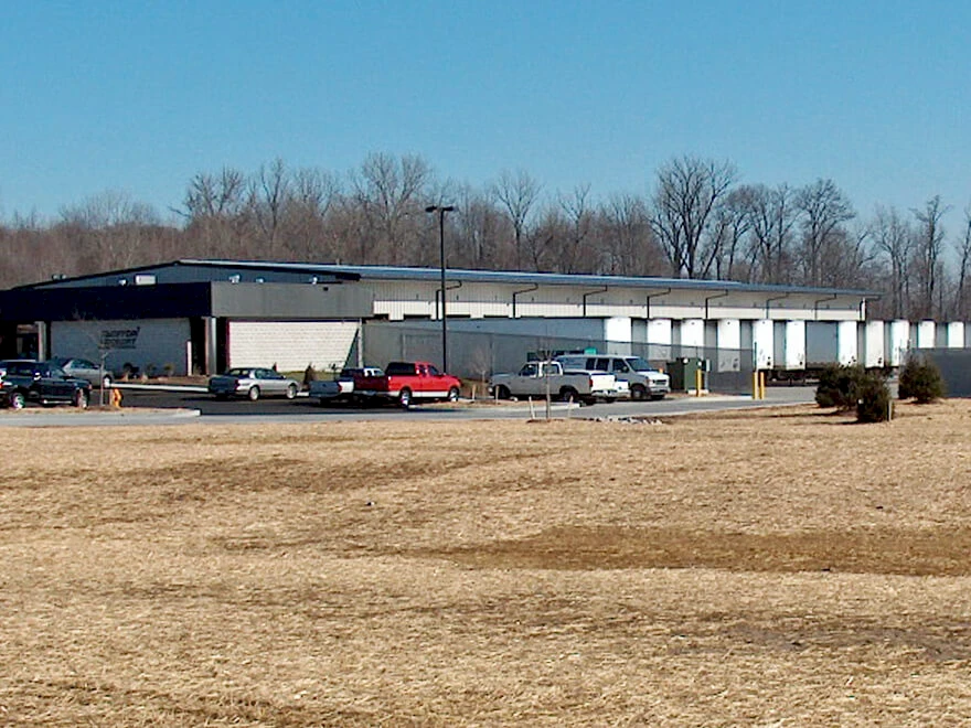 Dayton Freight – Evansville Transportation commercial construction finished picture