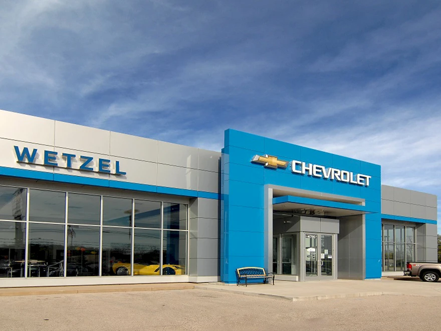 Wetzel Chevrolet auto dealership finished construction picture 1