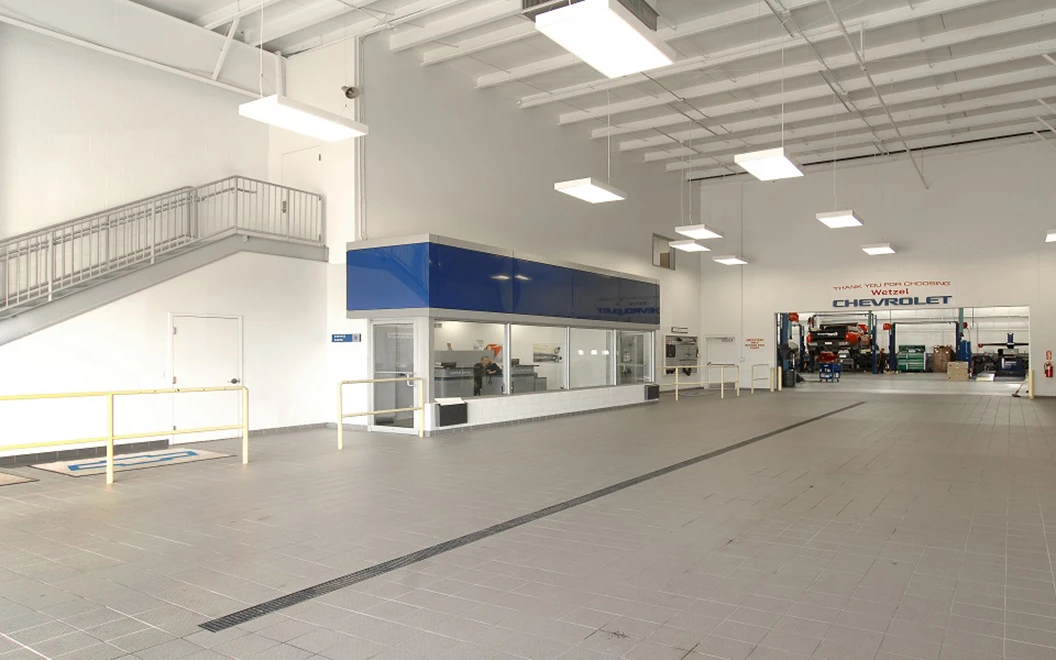 Wetzel Chevrolet auto dealership finished construction picture 8