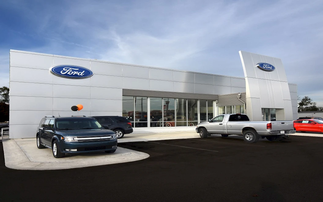 Wetzel Ford auto dealership construction finished picture 2
