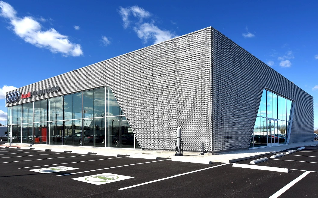 Byers Audi auto dealership construction picture twenty three